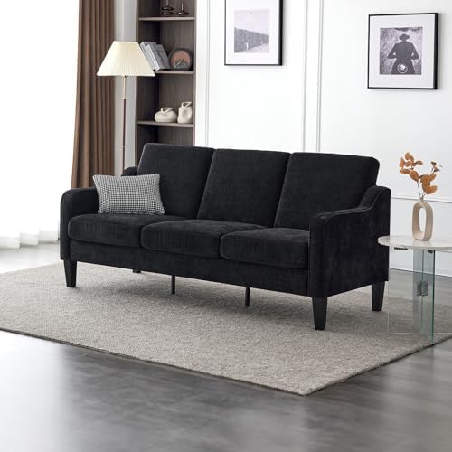 VINGLI Black Couches for Living Room by VINGLI