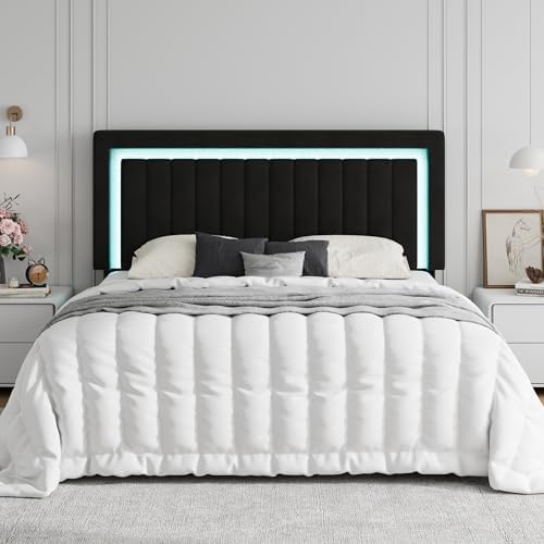 SHA CERLIN King Size Velvet Bed Frame - Image 3