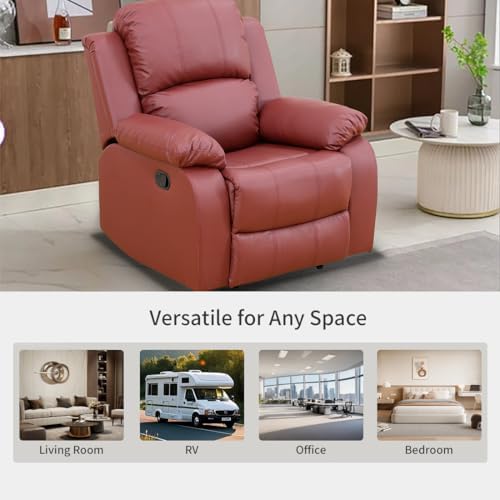 Manual Recliner Chair Set, Living Room Furniture Sets - Image 5