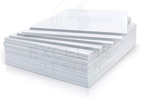 White Foam Board 20 x 24 x 3/16" (5mm) Inch, 15 Pack Acid-Free Foam Core Poster Board Sheets for Art, Crafts, Presentation, Vision Board, Signboard, and Party Decorations
