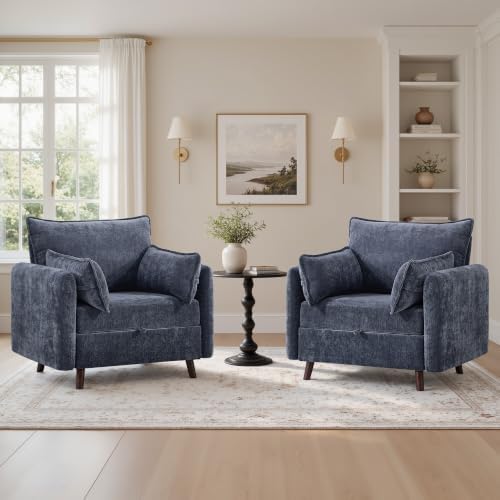 Set of 2 Oversized Accent Chair by HOMYKA