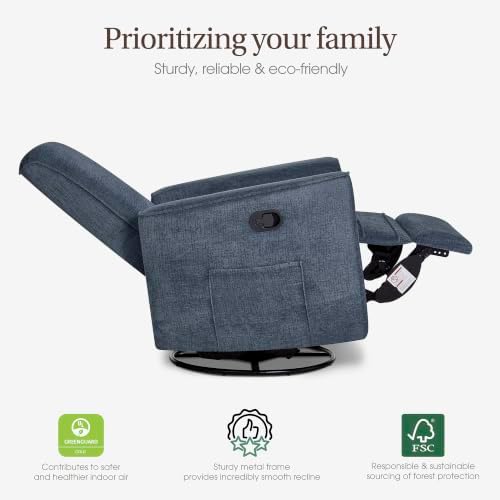 Evolur Raleigh Plus Nursery Glider Recliner - Image 5