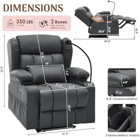Redlife Power Recliner Sofa - Image 2