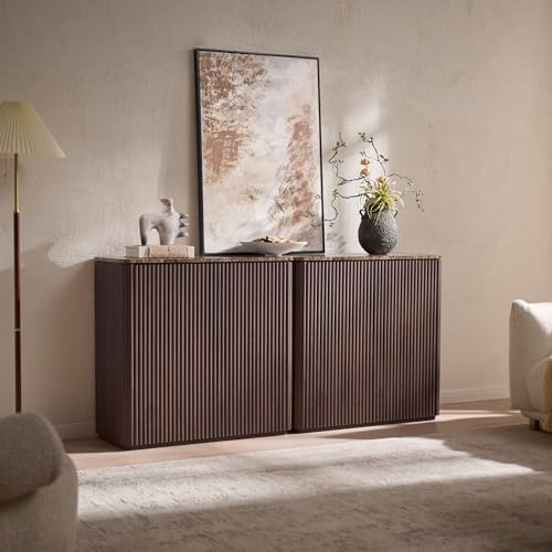 34" Fluted Sideboard Cabinet - Image 3