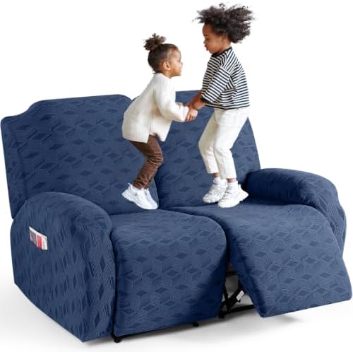 TAOCOCO Recliner Loveseat Cover Oversized, Stretch Jacquard Reclining Loveseat by TAOCOCO