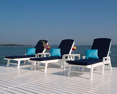 POLYWOOD NCC2280MA-P Nautical Arms Chaise - Image 6