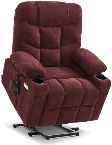 MCombo Power Lift Recliner for Elderly, Fabric 7287 by MCombo