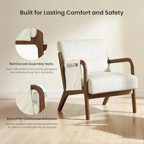 DUMOS Mid Century Modern Accent Chair - Image 6