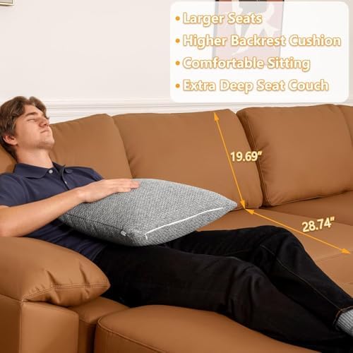 EASE MOOSE Sectional Couches for Living Room, U Shaped Sofa - Image 5