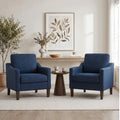 VKNOW Accent Chairs Set of 2, Modern Upholstered Armchairs by VKNOW