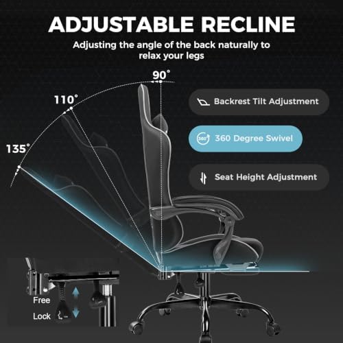 GTPLAYER Gaming Chair, Computer Chair - Image 7