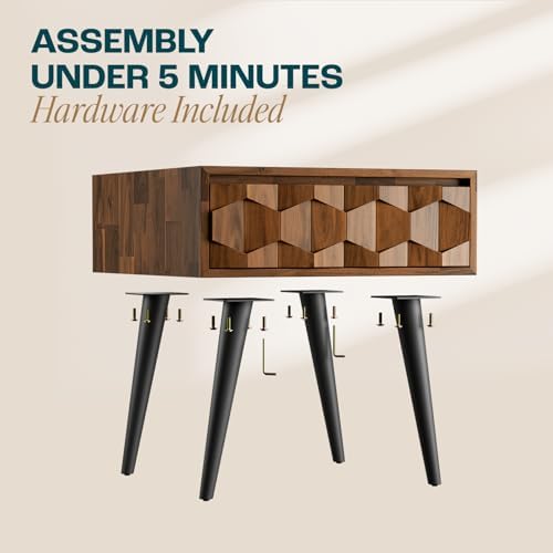 Bme Georgina Solid Wood Nightstands - Image 3
