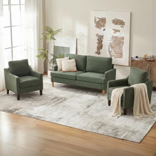 VKNOW Accent Chairs, Modern Upholstered Armchairs - Image 6