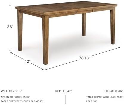 Signature Design by Ashley Counter Height Dining Extension Table - Image 3