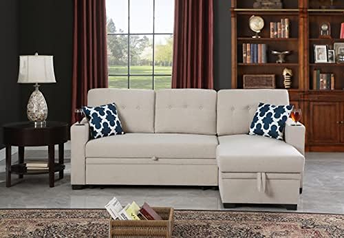 Ball & Cast Sectional Sleeper Sofa Couch - Image 7