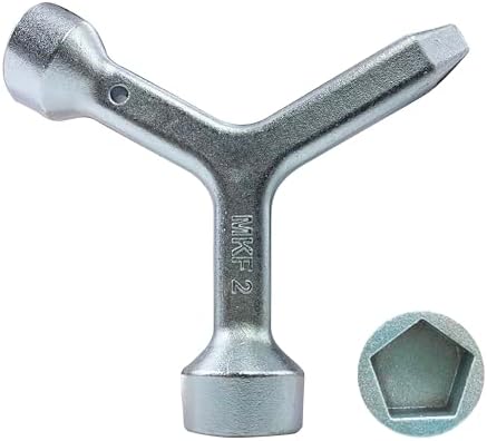 MKF2 Meter Curb Box Key triangle curb box wrench electric box key by IGIUA