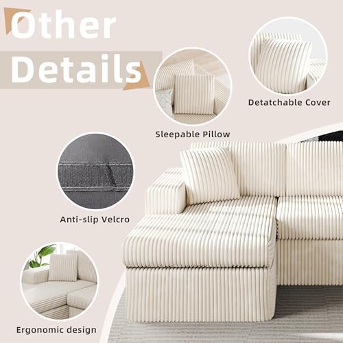 Shintenchi 105" Boneless Couches - Image 6