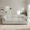 Linen Sleeper Sofa Bed, Modern Sectional Sofa Couch by Gtilzria