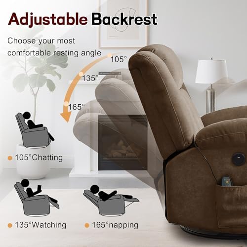Korser Rocker Recliner, Glider Recliner Chairs - Image 3
