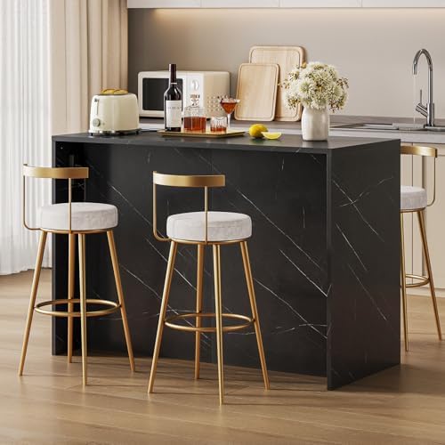 ONBRILL Kitchen Island with 2 Storage Cabinets & 4 Drawers - Image 5