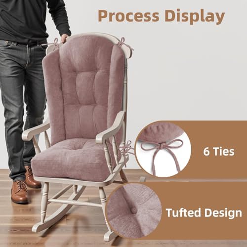 Wingback Rocking Chair Cushion - Image 4