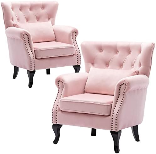 Set of 2 Mid Century Modern Accent Chair by DMFurniture