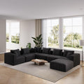Novilla 141" Modular Sectional Sofa, U Shape Sectional Couch, Modern Cloud by Novilla
