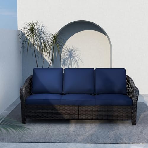 3 Seater Outdoor Patio Couch by Meetleisure-LeisureLiving