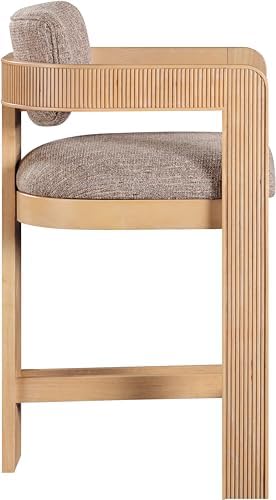 Meridian Furniture Sacha Linen Blend Counter Stool - Image 5
