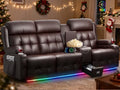 RV Loveseat Recliner Sofa, Home Theater Seating by TOMOSLTER