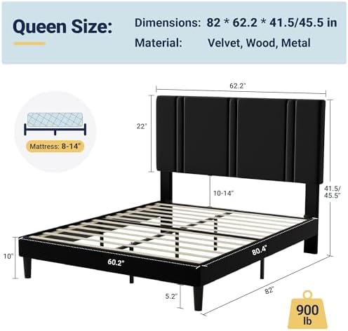 Allewie Queen Platform Bed Frame - Image 2