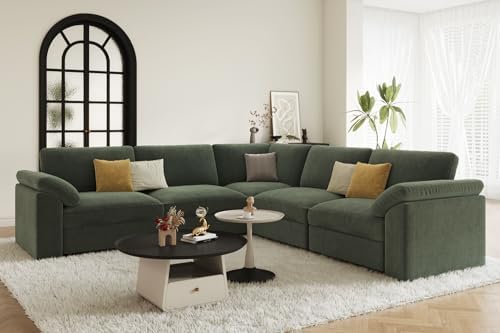 EASE MOOSE Oversized Modular Sectional Sofa, Large L Shape Sectional Couch by EASEMOOSE