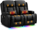TUNYI Power Loveseat Recliner Sofa by Becomesyourhomepartner