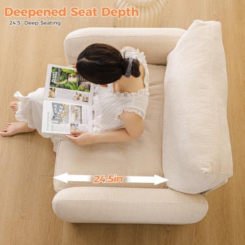 42'' 3-in-1 Sleeper Sofa Bed, Pull Out Couch, Sleeper Chair - Image 6
