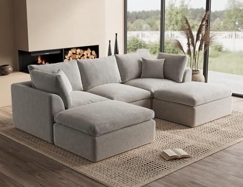 ohllob 110" Cloud Sectional Couches by Ohllob