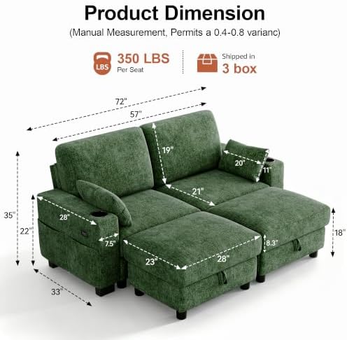 Vipbear Modular Sectional Sofa - Image 2