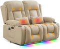 TUNYI Power Loveseat Recliner Sofa by Becomesyourhomepartner