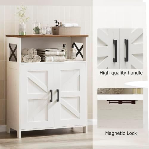Homhedy Farmhouse Bathroom Storage Cabinet - Image 5