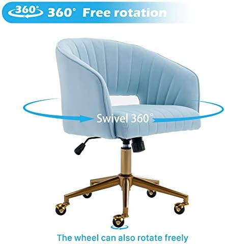 KCC Vanity Chair Velvet Desk Chair - Image 6