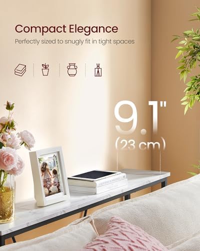 VASAGLE 47.2 Inches Console Sofa Table, Narrow Entryway Table - Image 4
