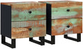 vidaXL Bedside Cabinets 2 pcs 15.7"x13"x18.1" Solid Wood Reclaimed by vidaXL
