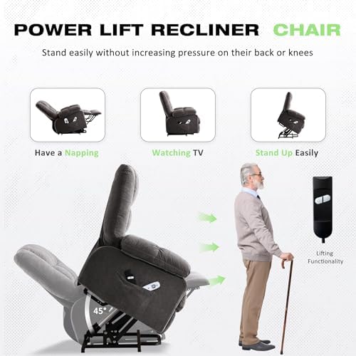 BOSMILLER Power Lift Recliner Chair - Image 5