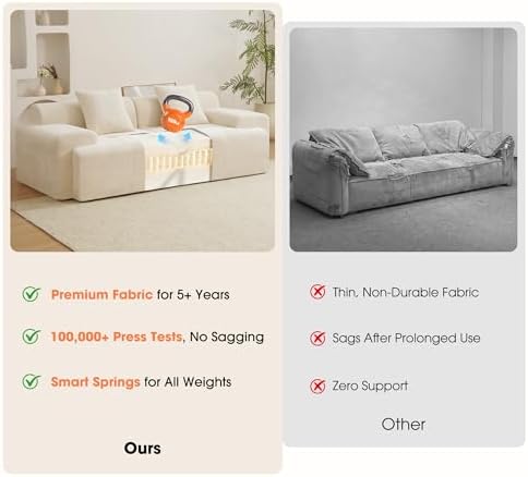 84" Modular Loveseat Couch - Image 5