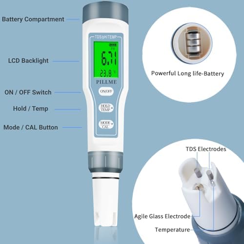 2Pcs Digital PH Meter PH Tester 0.01 High Accuracy Water Quality Tester - Image 2