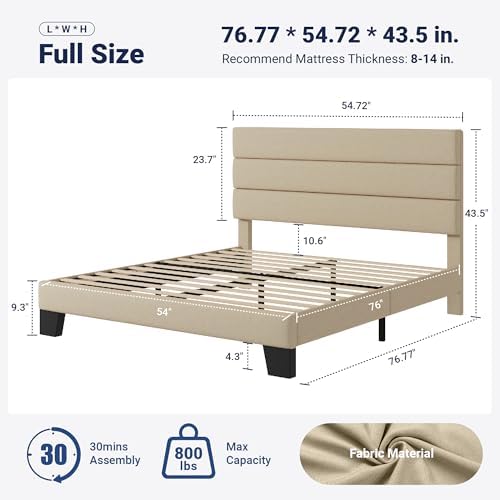 Allewie Full Size Platform Bed Frame - Image 2