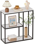WOHOMO Console Table, 12 Inch Narrow Entryway Table by WOHOMO