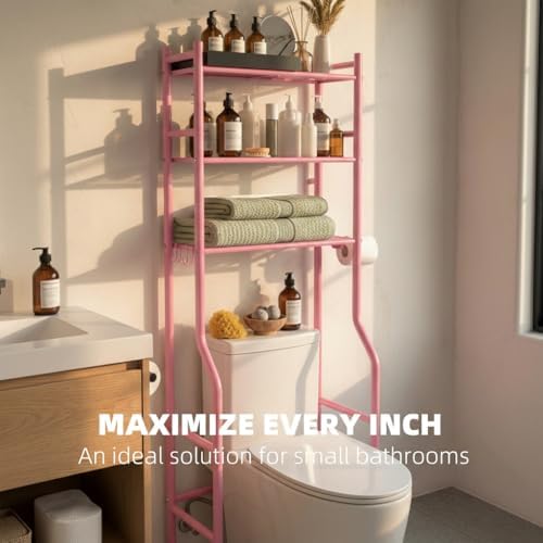 GloTika 3-Tier Over Toilet Storage - Image 4