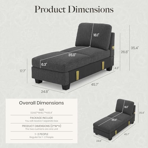 Belffin Modular Sectional Sleeper Sofa Bed - Image 2