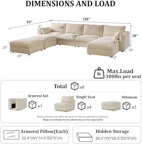Cloud Modular Sectional Sofa Couch - Image 2