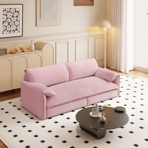 66" Futon Sofa Bed Queen Size, 3-in-1 Convertible Sleeper Sofa - Image 7